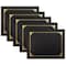 Better Office Products Black Certificate Holders, Diploma Holders, Document Covers with Gold Foil Border, 25PK 65251 - alternate 5